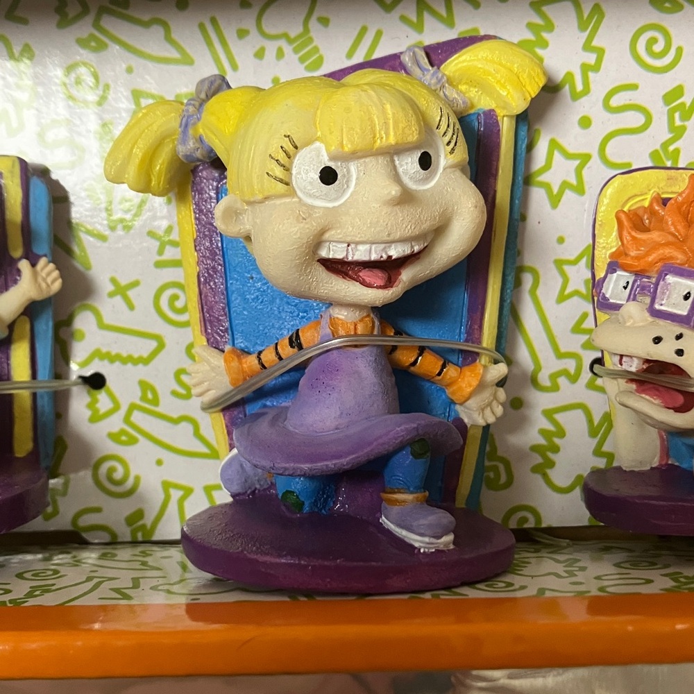Nickelodeon Rugrats Fish Tank Decor Set - Green, Purple, Yellow - Picture 2 of 9